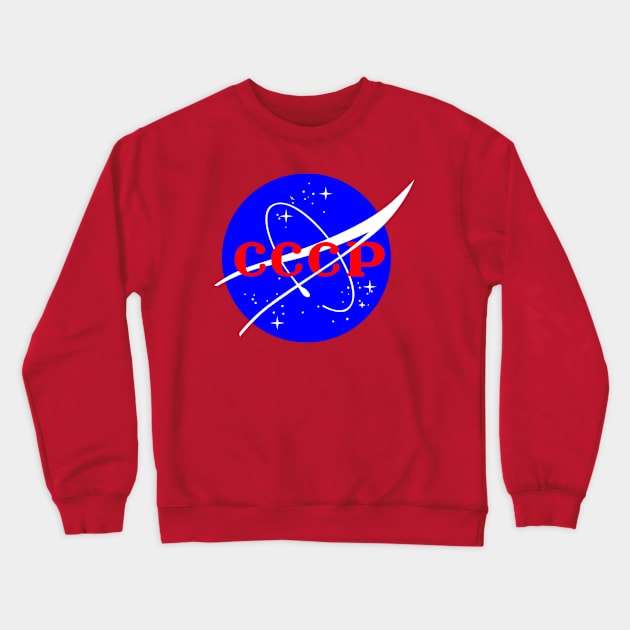 Soviet Space Crewneck Sweatshirt by CaptJonno